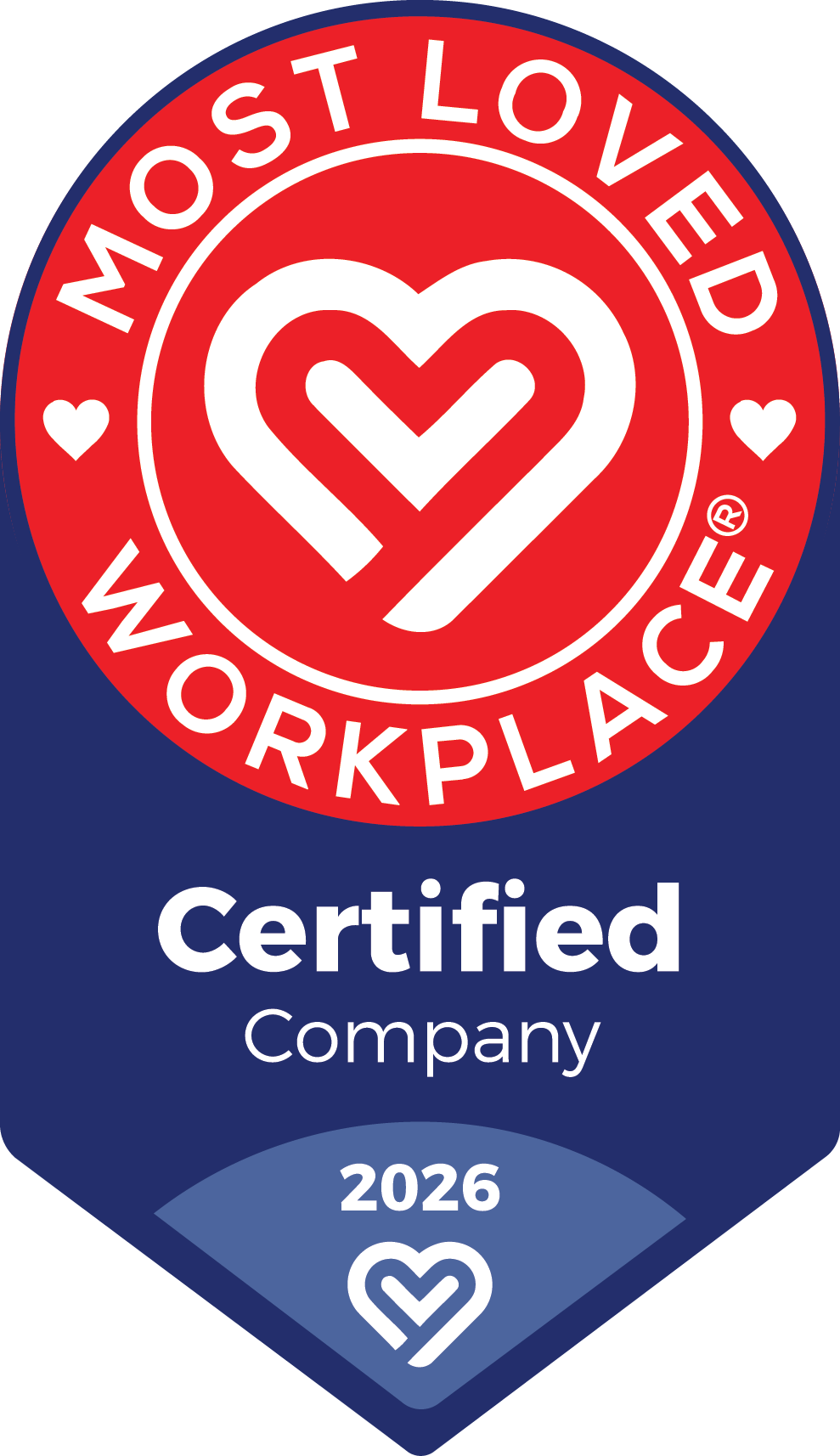 Most Loved Workplace® Certified Company 2026