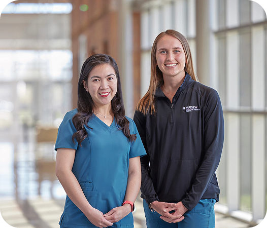 Parkview Health — clinicians in the atrium